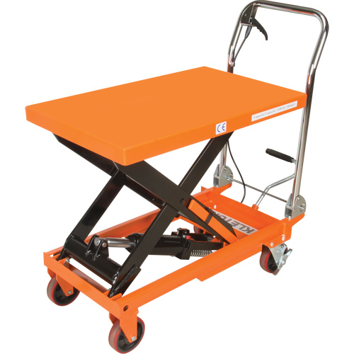 Table &eacute;l&eacute;vatrice &agrave; ciseaux hydraulique, 32" lo x 19-3/4" la, Acier, Capacit&eacute; 1100 lb Groupe Generik
