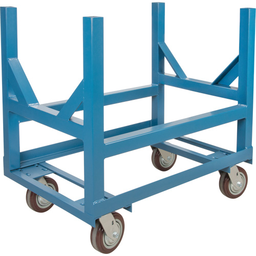 Chariot &agrave; berceaux pour tuyaux et barres, 36" lo x 24" la x 34" h, Capacit&eacute; de 2500 lb, Roue Polyur&eacute;thane Groupe Generik