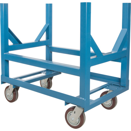 Chariot &agrave; berceaux pour tuyaux et barres, 36" lo x 24" la x 34" h, Capacit&eacute; de 2500 lb, Roue Polyur&eacute;thane Groupe Generik