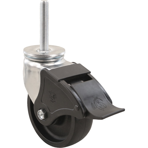 Emaxx RollX Wow Caster, Swivel with Brake, 5" (127 mm) Dia., 1200 lbs. (544.3 kg.) Capacity Groupe Generik