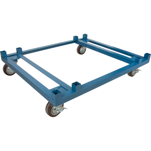 Socle roulant pour contenant ouvert en maille, 40,5" la x 34-1/2" p x 10" h, Capacit&eacute; de 3000 lb Groupe Generik