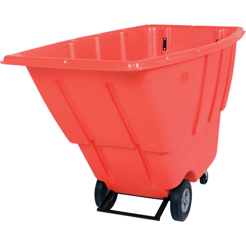 Chariot basculeur, Poly&eacute;thyl&egrave;ne, 0,5 vg³, Capacit&eacute; de charge de 450 lb Groupe Generik