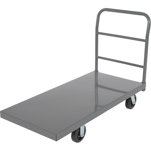 Chariot &agrave; plateforme, 48" lo x 24" la x Capacit&eacute; 2000 lb, Roues en Caoutchouc Groupe Generik