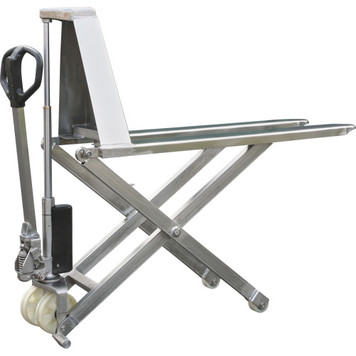 Eco Scissor Skid Lift, 45" L x 21" W, Stainless Steel, 2200 lbs. Capacity Groupe Generik