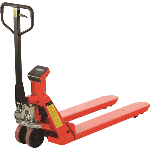 Transpalette avec balance Eco, 48" lo x 27" la, Capacit&eacute; de 4400 lb Groupe Generik