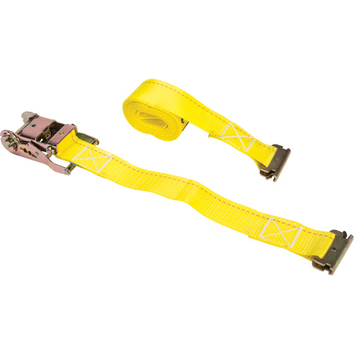 Ratchet Strap, E-Track System, 2" W x 12' L, 1333 lbs. (605 kg) Working Load Limit Groupe Generik