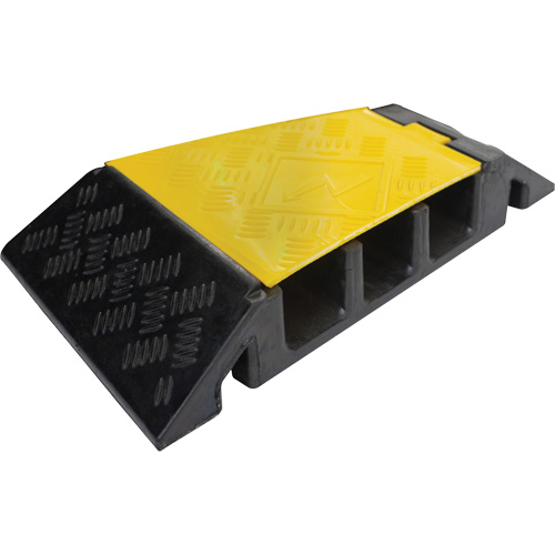 Protecteur de c&acirc;ble tourne-&agrave;-droite robuste Powerhouse, 3 canaux, 12" lo x 19,75" la x 3" h Groupe Generik