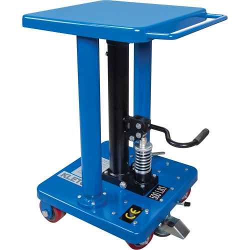Table de travail hydraulique, 18'' lo x 18'' la, Acier, Capacit&eacute; 500 lb Groupe Generik