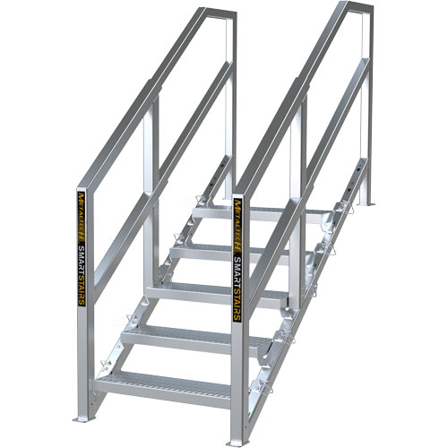 Escalier Smartstairs t&eacute;lescopique &agrave; 3-5 marches en aluminium Groupe Generik