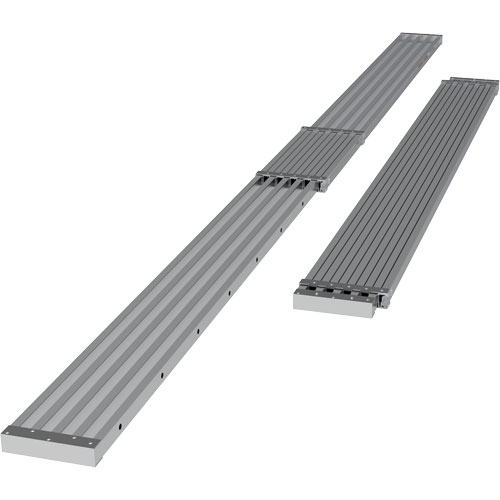 Planche de travail t&eacute;lescopique, 204" la x 12" pr, Capacit&eacute; de 250 lb, D&eacute;mont&eacute; Groupe Generik