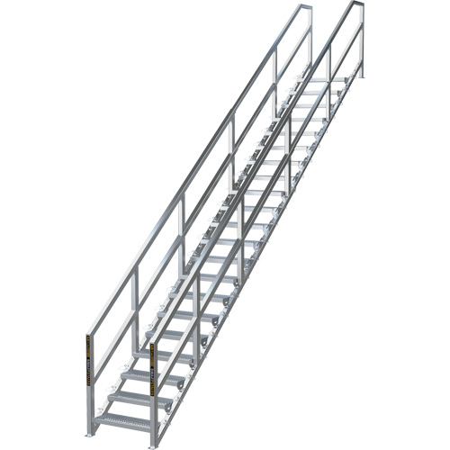 Syst&egrave;me d'escalier modulaire pour la construction de 17-21 marches SmartStairs, 157-1/2" ha Groupe Generik