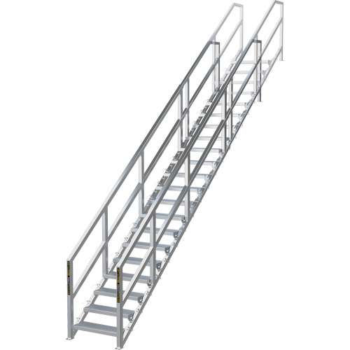 Syst&egrave;me d'escalier modulaire pour la construction de 17-21 marches SmartStairs, 157-1/2" ha Groupe Generik