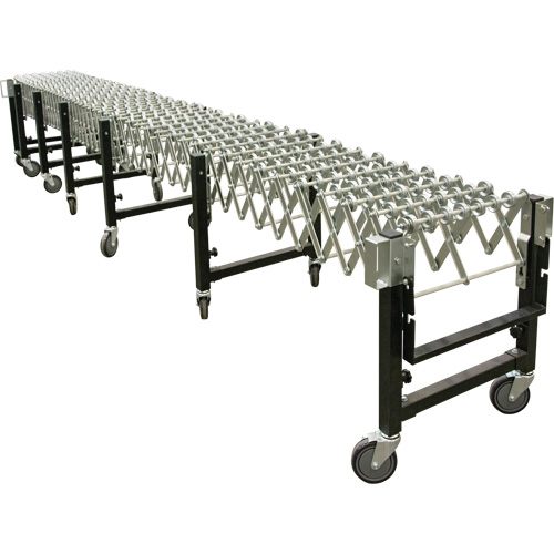 Expandable Conveyor, 23" W x 24' L, 200 lbs. per lin. ft. Capacity Groupe Generik