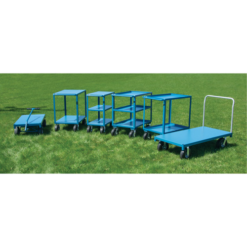 Outdoor Shelf Cart, 2 Tiers, 24" W x 39" H x 51" D, 1200 lbs. Capacity Groupe Generik