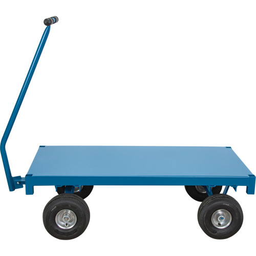 Chariot de ramassage &agrave; plateforme pour l'ext&eacute;rieur, 24" la x 48" la x Capacit&eacute; 1000 lb Groupe Generik