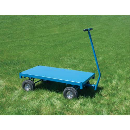 Chariot de ramassage &agrave; plateforme pour l'ext&eacute;rieur, 24" la x 48" la x Capacit&eacute; 1000 lb Groupe Generik