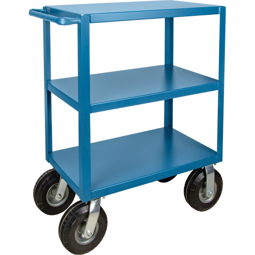 Outdoor Shelf Cart, 3 Tiers, 24" W x 39" H x 39" D, 1200 lbs. Capacity Groupe Generik