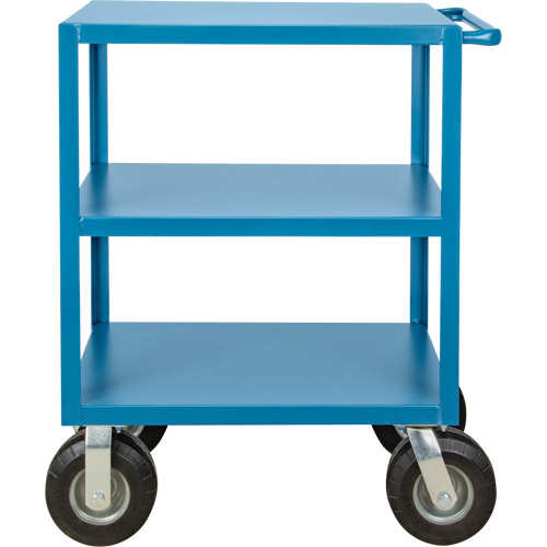 Outdoor Shelf Cart, 3 Tiers, 24" W x 39" H x 39" D, 1200 lbs. Capacity Groupe Generik