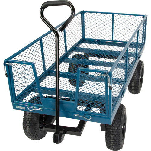 Wagon with Drop Sides, 24" W x 48" L, 800 lbs. Capacity Groupe Generik