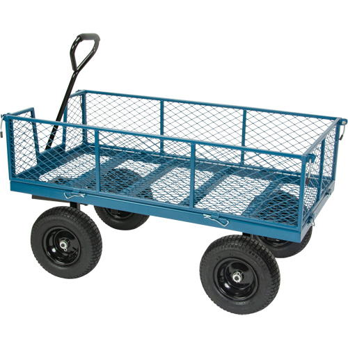 Wagon with Drop Sides, 24" W x 48" L, 800 lbs. Capacity Groupe Generik