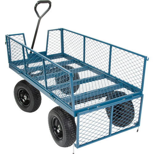 Wagon with Drop Sides, 24" W x 48" L, 800 lbs. Capacity Groupe Generik