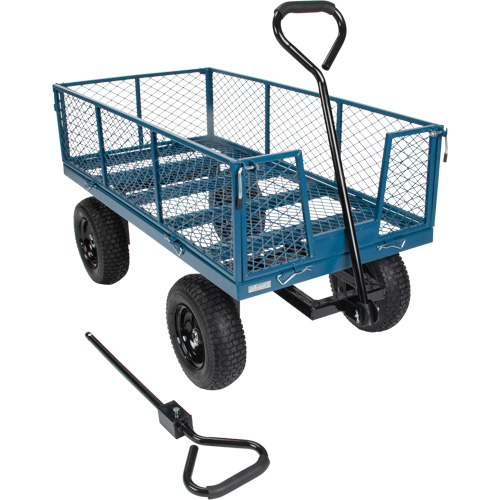 Wagon with Drop Sides, 24" W x 48" L, 800 lbs. Capacity Groupe Generik