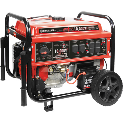 Tri-Fuel Generator with Electric Start Groupe Generik
