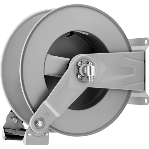 Spring Rewind Hose Reel, 115', Steel Groupe Generik