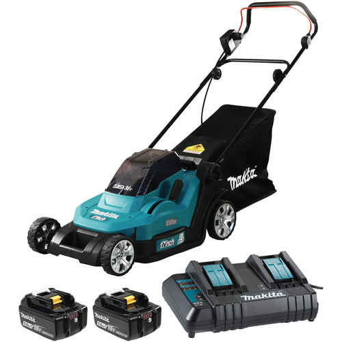 36V 5.0 Ah LXT Lawn Mower Kit, Push Walk-Behind, Battery Powered, 17" Cutting Width Groupe Generik