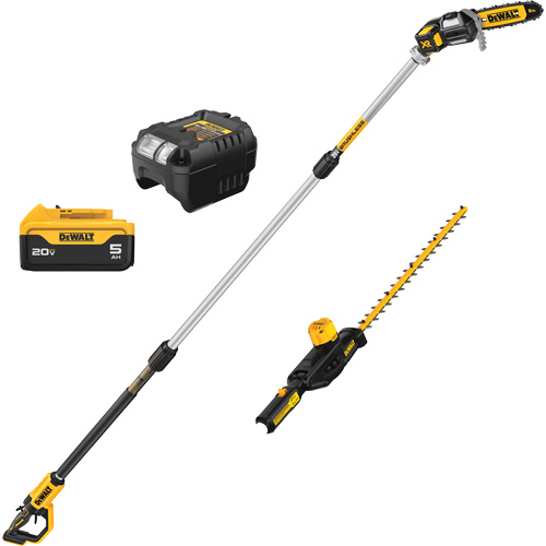 MAX Cordless Lithium-Ion Pole Saw & Pole Hedge Trimmer Combo Kit Groupe Generik