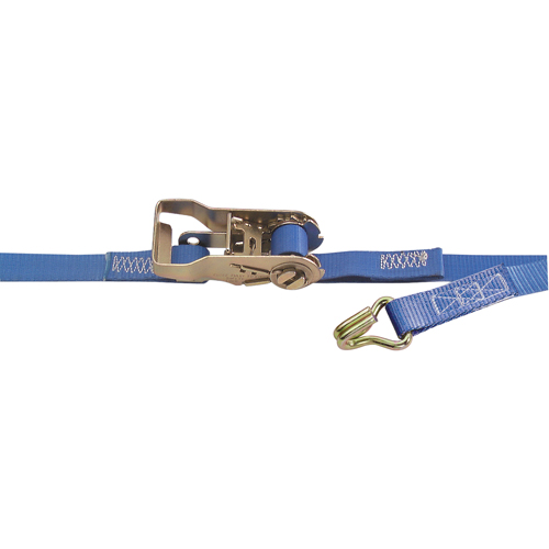 Heavy-Duty Utility Straps, J-Hook, 1" W x 1.33' L, 835 lbs. (379 kg) Working Load Limit Groupe Generik