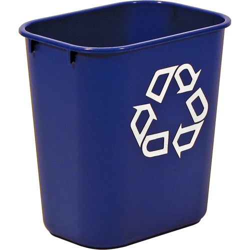 Contenant de recyclage, De bureau, Plastique, 13-5/8 pintes US Groupe Generik
