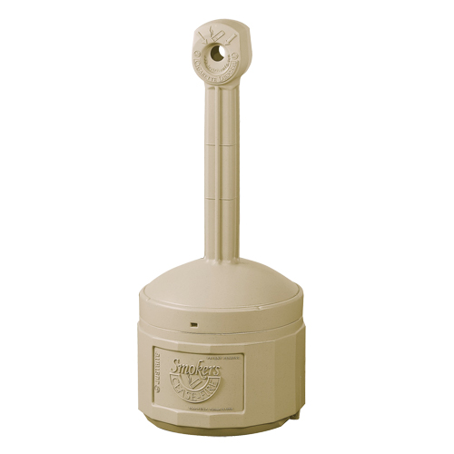 Cendriers Smoker's Cease-Fire, Sur pied, Plastique, Capacit&eacute; 4 gal. US, Hauteur 38-1/2" Groupe Generik