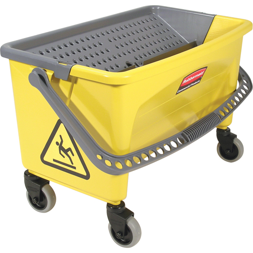 Microfibre Press Wring Buckets, Down Press, 10.75 US Gal. (43 Quart), Yellow Groupe Generik