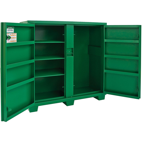 Utility Cabinet, Steel, Green Groupe Generik