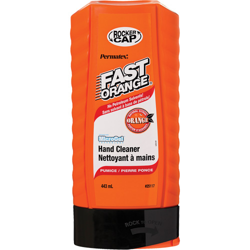 Hand Cleaner, Pumice, 443 ml, Bottle, Orange Groupe Generik