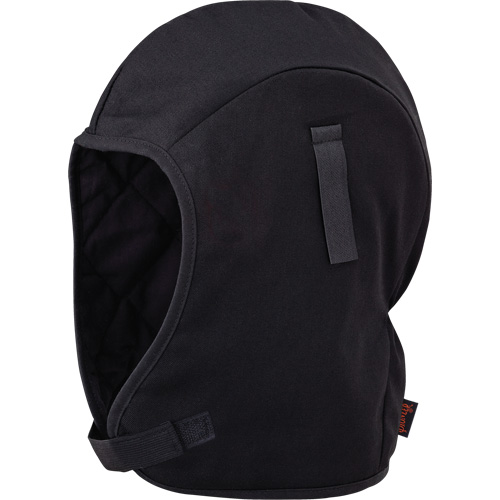 564A Flame Resistant Quilted Hardhat Liner, Black, Cotton Groupe Generik