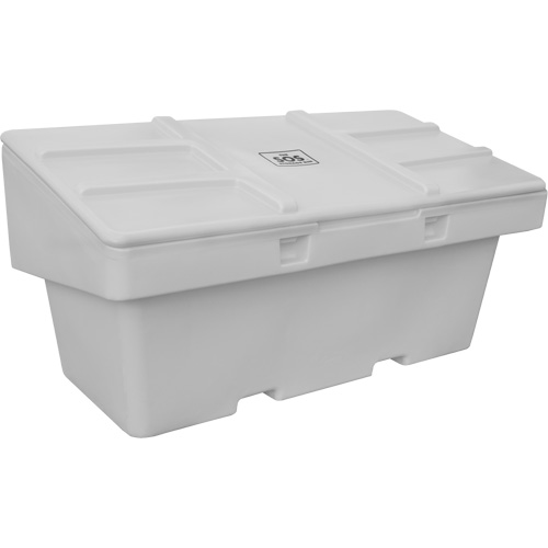 Contenants pour sel & sable SOS, Avec Moraillon, 72" x 36" x 36", 36 pi³, Gris Groupe Generik