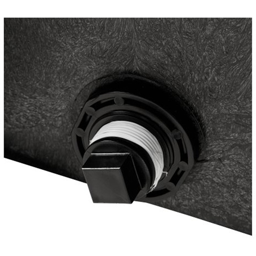 R&eacute;servoir de stockage, 39" p x 58" la x 25" h, Capacit&eacute; 1200 lb, Noir Groupe Generik