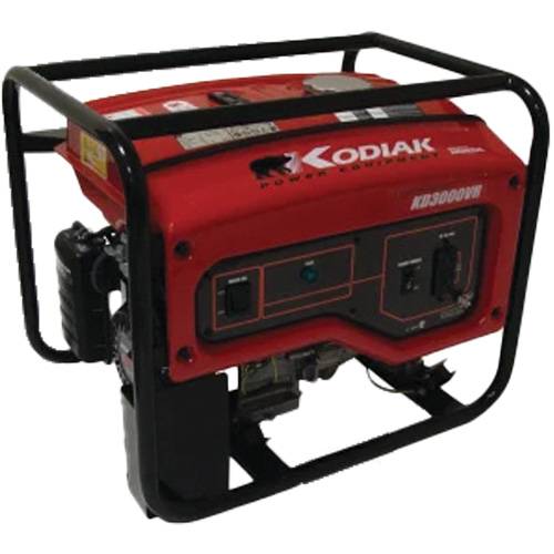 Kodiak KD3000VR Portable Generator, 2400 W Rated, 120 V, 16 L Tank Groupe Generik