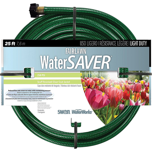 Fairlawn Watersaver Light Duty Garden Hoses, Nylon, 1/2" dia. x 25' Groupe Generik