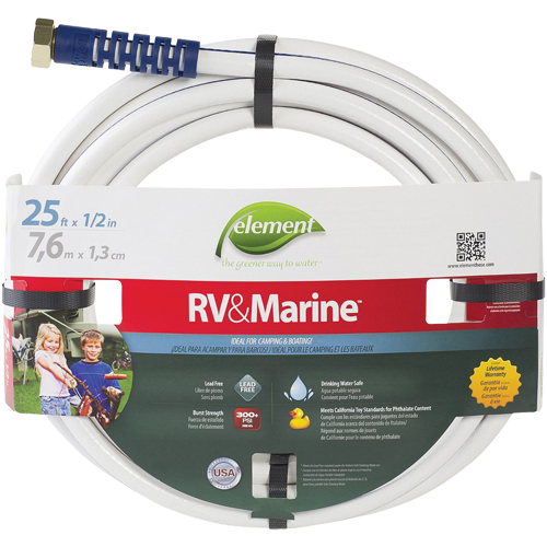 Element Marine & RV Water Hoses, PVC, 5/8" dia. x 25' Groupe Generik
