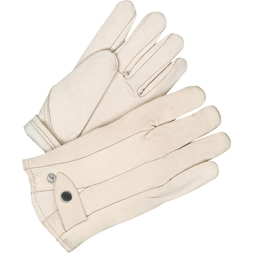 Gants classiques de cordeur, 10, Paume Cuir fleur de vache, Doubleure Molleton Groupe Generik