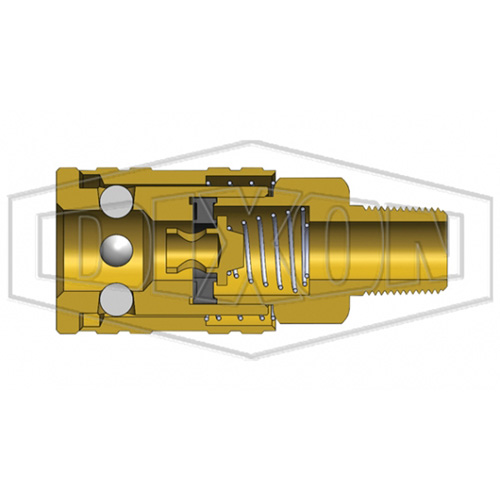 M-Series ARO Pneumatic Manual Coupler, 1/4" Groupe Generik