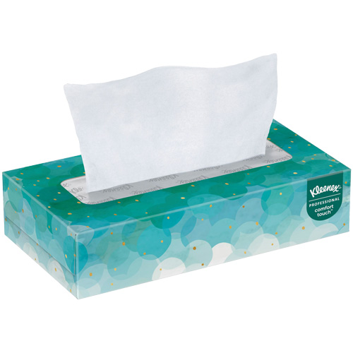 Kleenex&reg; Facial Tissue, 2 Ply, 7.8" L x 8.3" W, 100 Sheets/Box Groupe Generik