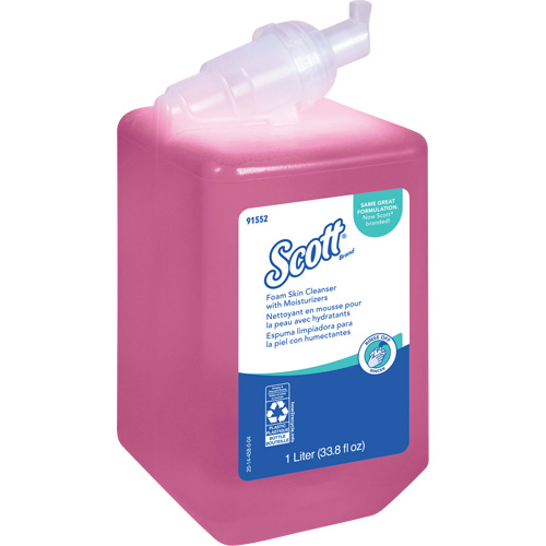 Nettoyant pour la peau avec agents hydratants Scott Pro, Mousse, 1 L, Parfum&eacute; Groupe Generik