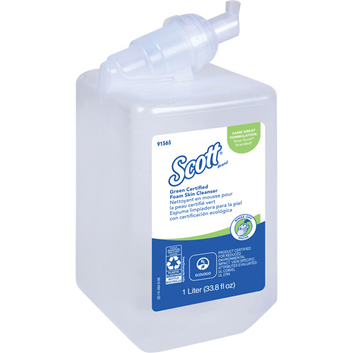 Nettoyant pour la peau certifi&eacute; &eacute;cologique Essential de Scott, Liquide, 1 L, Cartouche en plastique, Sans parfum Groupe Generik