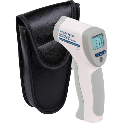 Food Service Infrared Thermometer, -4°- 392° F ( -20° - 200° C )/-58°- 4° F ( -50° - -20° C ), 8:1, Fixed Emmissivity Groupe Generik