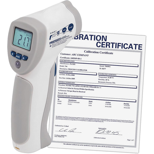 Food Service Infrared Thermometer with ISO Certificate, -4°- 392° F ( -20° - 200° C )/-58°- 4° F ( -50° - -20° C ), 8:1, Fixed Emmissivity Groupe Generik