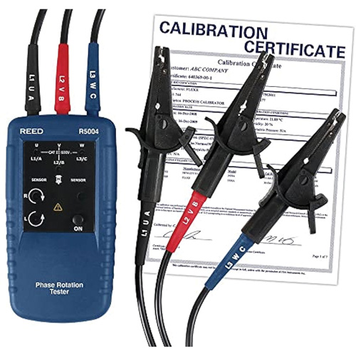 Testeur de phases de rotation du moteur avec certificat ISO Groupe Generik